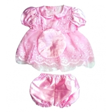 3 PC Special Occasion Dress set in Pink, white & cream - ref: 3635 --  £3.99 per item - 6 pack